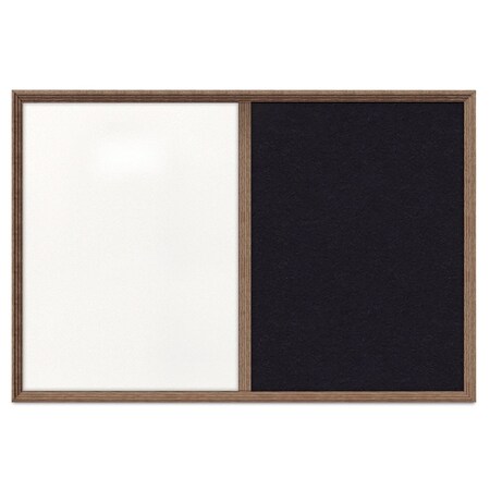 Enclosed Corkboard,1 Door,48x36,4 Fra, UV3423-BRONZE-DBURGU